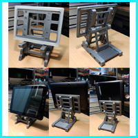 アジャスタブル スマホスタンド&タブレットスタンド